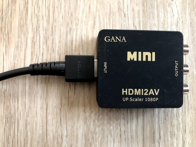 HDMI 変化コンバーター 接続
