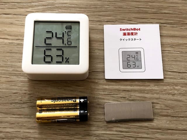 SwitchBot 温湿度計 内容品